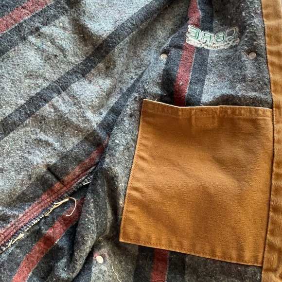 Vintage Carhartt Lined Jacket Sz 42 - Picture 13 of 15